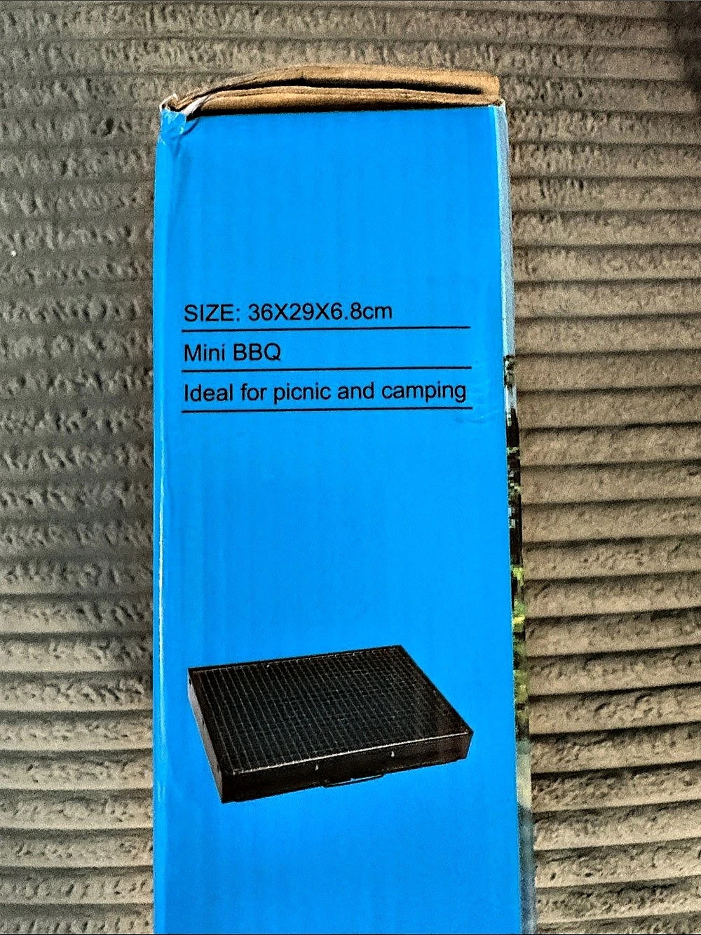 TL-353 Mini Portable Folding Charcoal BBQ Grill Black & Blue